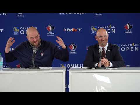 Presser with Golf Canada CEO Laurence Applebaum & RBC Canadian Open Tournament Director Ryan Paul