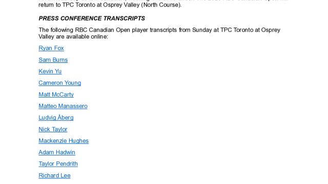 Round 4 Press Release