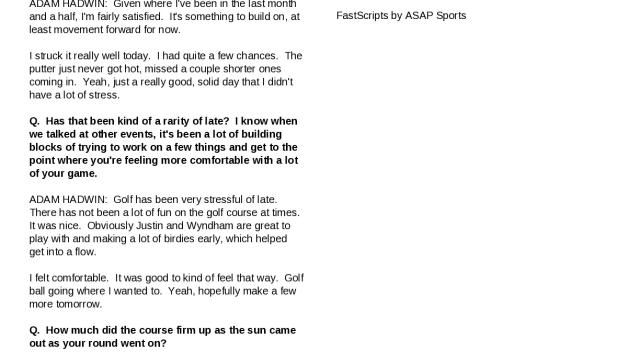 Adam Hadwin