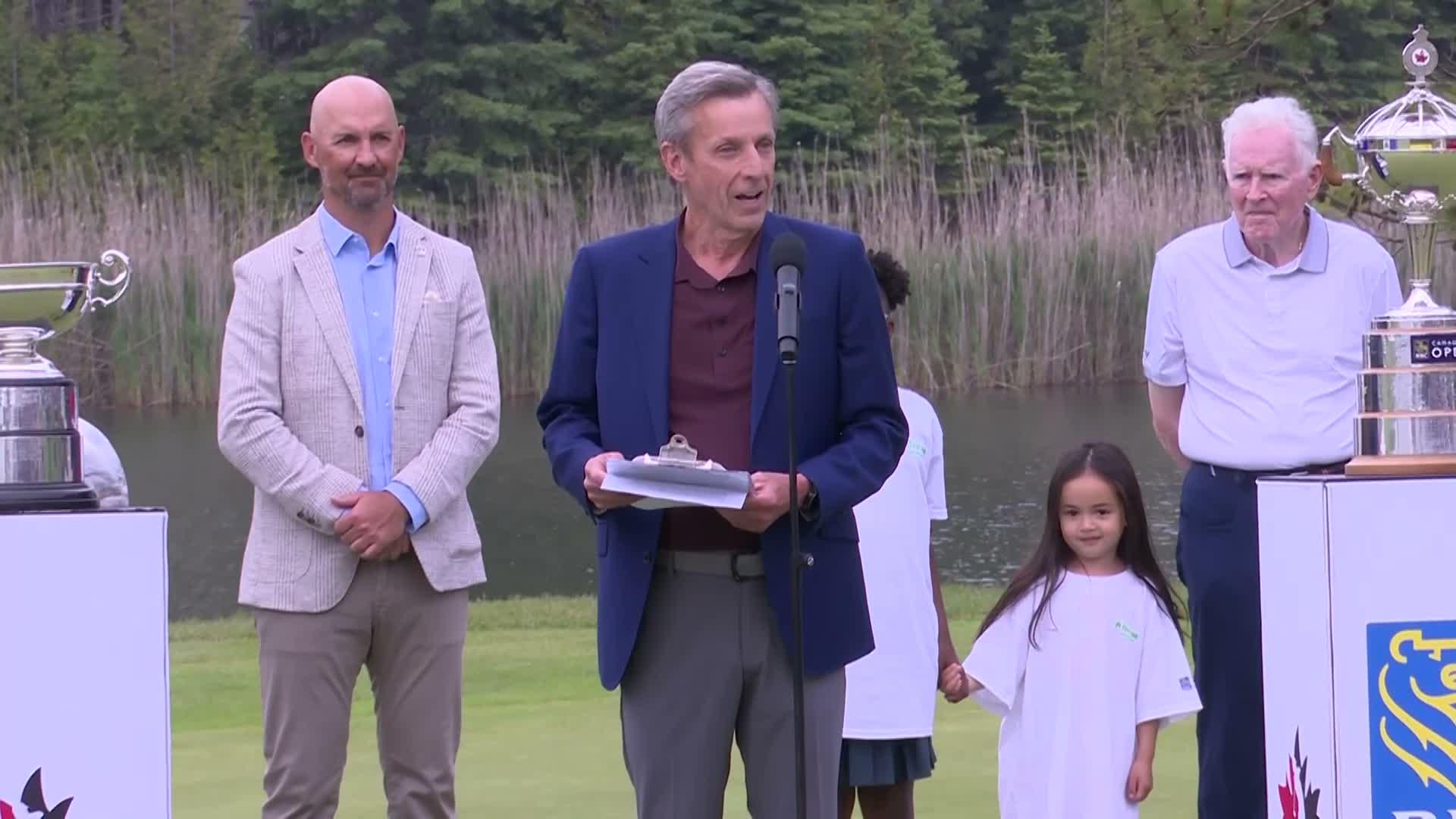 Closing Ceremonies on the 18th Green