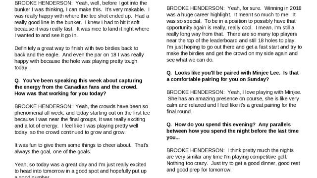 Brooke Henderson