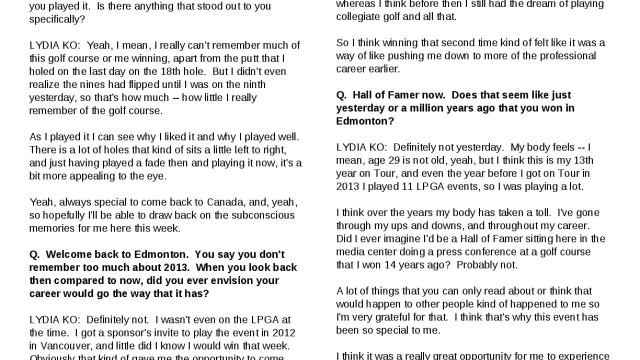 Lydia Ko